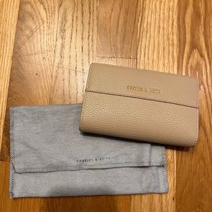 Charles and Keith zip top small wallet